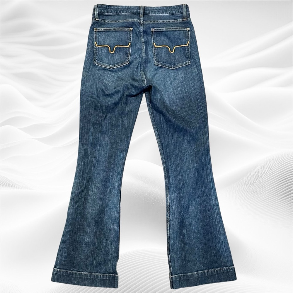 Kimes Ranch Women's Blue Denim Flare Jeans